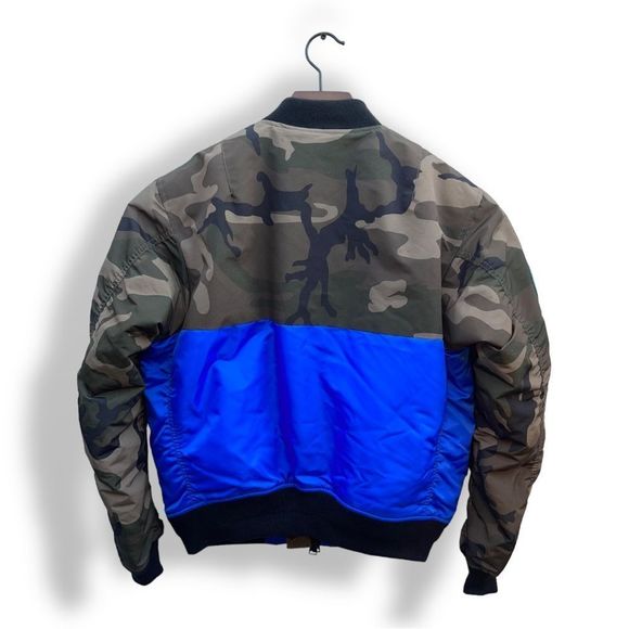 Men’s Avirex puffer bomber flight jacket LG - Picture 5 of 7